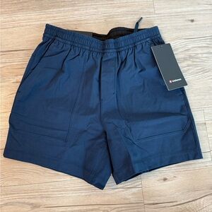 New Lululemon Bowline Short 5" Versa Twill TRNV Navy Blue Men’s Size S NWT Lulu!